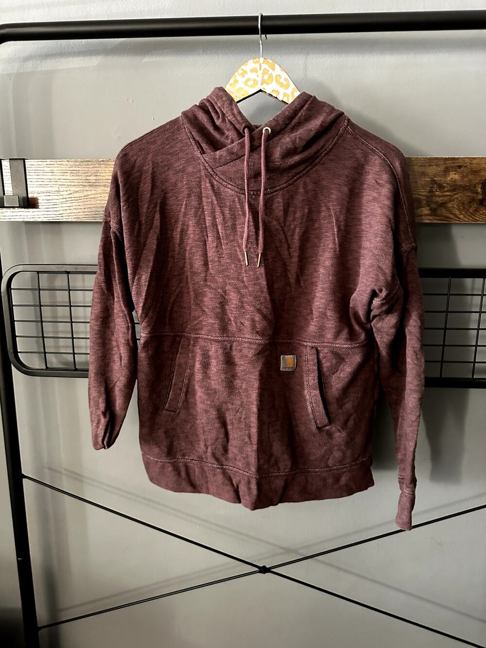 Carhartt Women's Cropped Sleeve Hooded Sweatshirt | Small